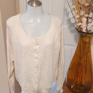 Sweater/ Cardingan Cream Size L